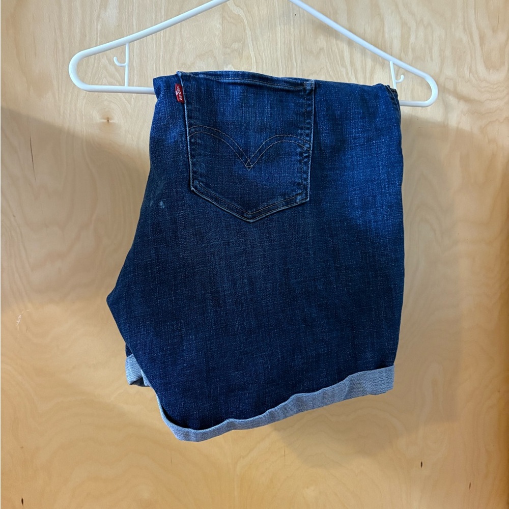 Signature by Levi Strauss Dark Blue Jean Shorts